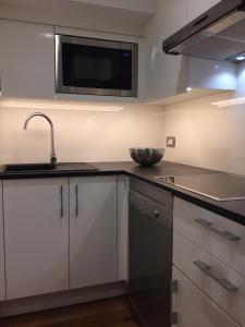 Kuchyň nebo kuchyňský kout v ubytování Residence Soel