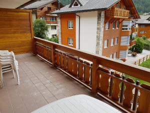 Rõdu või terrass majutusasutuses Bärgecho