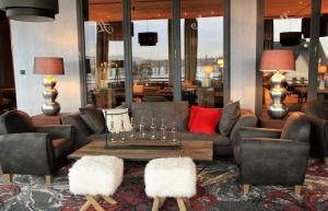 Posezení v ubytování Nägler´s Fine Lounge Hotel