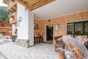 Patio nebo venkovní prostory v ubytování Albergo al Fontanin