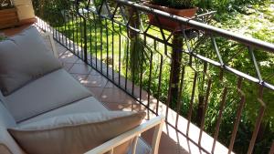 Balkón nebo terasa v ubytování B&B Il Paiolo