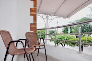 Balkon atau teras di Hotel Arce Plaza