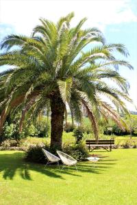 Jardín al aire libre en La Casona de Suesa