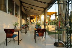 Balkón nebo terasa v ubytování Bed & Breakfast Garden40