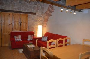A seating area at Casa LLovet