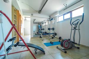 Fitness centrum a/nebo fitness zařízení v ubytování Villa Diana