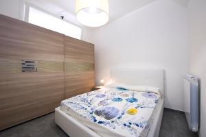 Säng eller sängar i ett rum på Casa "Aurora" Atrani - Amalfi coast - beach