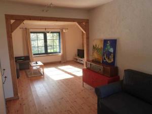 Ruang duduk di Ferienhaus Villa Apfelbaum