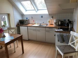 Cuisine ou kitchenette dans l'établissement Familie Kreil