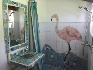 Ванная комната в Hotel Pura Vida