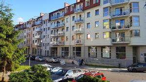 Budynek, w którym mieści się apartament