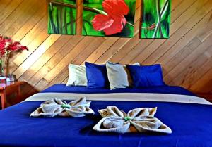 Ένα ή περισσότερα κρεβάτια σε δωμάτιο στο Casitas Joanna