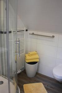 Ein Badezimmer in der Unterkunft Gaestehaus Bachmann