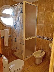 Et badeværelse på Parque Carolina