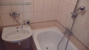 Koupelna v ubytování Hotel Štadión