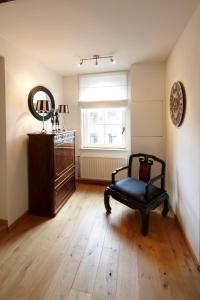 Posezení v ubytování B&B Hof van Vervoering