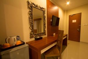 Kuchyň nebo kuchyňský kout v ubytování Svarna Hotel