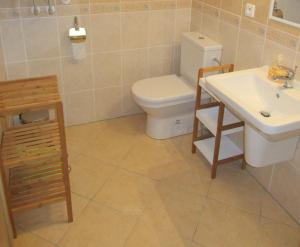 Koupelna v ubytování Apartmán Pohoda Nová Pec + 37 fotografií