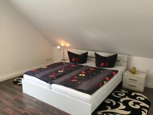Postel nebo postele na pokoji v ubytování Ferienwohnung Vetter