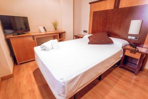 Postel nebo postele na pokoji v ubytování Hotel Bardo Recoletos Coco