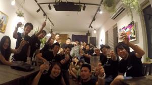 Επισκέπτες που μένουν στο IZA Enoshima Guest House and Bar