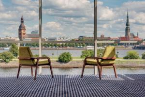 Rõdu või terrass majutusasutuses Radisson Blu Hotel & Spa, Daugava Riga