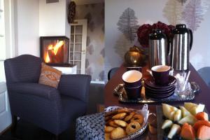 Posezení v ubytování Breidablikk Guesthouse