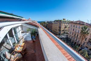 a view from the roof of a building at Mansarda luminosa in centro a Sanremo in Sanremo