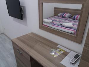 Postelja oz. postelje v sobi nastanitve Atina Lux Hostel