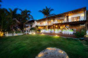 A garden outside Sunset Mancora