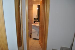 Kuchyň nebo kuchyňský kout v ubytování Guest House Čater