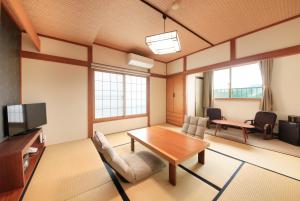Ruang duduk di Hotel Togariishi