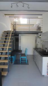 Nhà bếp/bếp nhỏ tại Studio A Grans