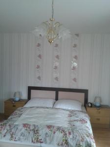 Katil atau katil-katil dalam bilik di Pension Irmisch