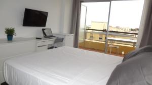 TV a/nebo společenská místnost v ubytování Hotel Carlos I