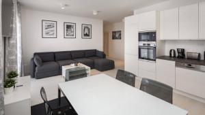Kuchyňa alebo kuchynka v ubytovaní S Luxury Apartments