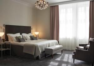 Säng eller sängar i ett rum på Grand Hôtel Stockholm