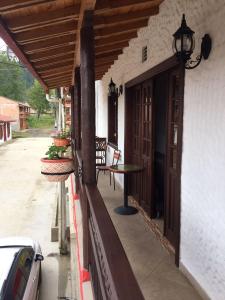 Balkón nebo terasa v ubytování Fami Hotel Vive Jardin