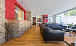 Χώρος καθιστικού στο Hotel Blattnerhof