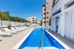 an image of a swimming pool at a hotel at Menta City Boutique Hotel in Rethymno Town