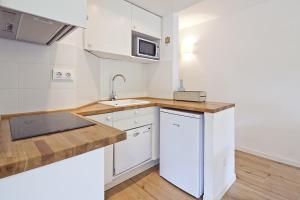 Dapur atau dapur kecil di ZB Apartamentos Betren privilege B