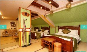 Rúm í herbergi á Ocean Deep Hostel