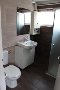 Koupelna v ubytování Apartman National
