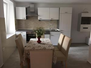 Η κουζίνα ή μικρή κουζίνα στο Apartments Padna Goja +65 φωτογραφίες