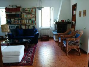 Posezení v ubytování Casa Pierini
