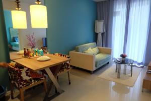 Χώρος καθιστικού στο Atlantis Condo Resort Jomtian Pattaya