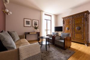 Zona d'estar a Escalus Luxury Suites Verona