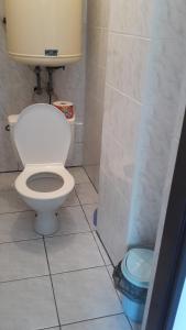 Koupelna v ubytování Chata Sovička Podhájska