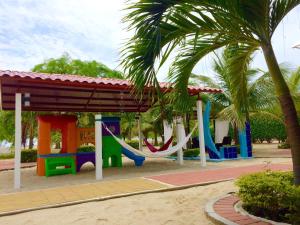 Vaikų žaidimų erdvė apgyvendinimo įstaigoje Hotel Casa Playa Zorritos