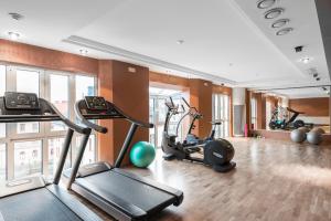 Spordikeskus ja/või sportimisvõimalused majutusasutuses Quality Hotel Ekoxen